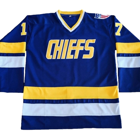 NWT Hanson Hockey Jersey Authentic Blue - Picture 3 of 7